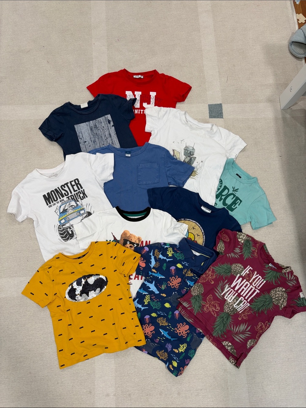 Mixed Kids Graphic T-Shirts - Multi Color Pack